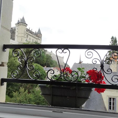 Vue Splendide Sur Chateau Saumur Exteriér fotografie